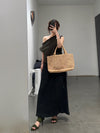 BASERANGE 25 Early Spring Organic Cotton Large Neckline Irregular Vest BAS-TOTUT-RC-SU25-FOVEA